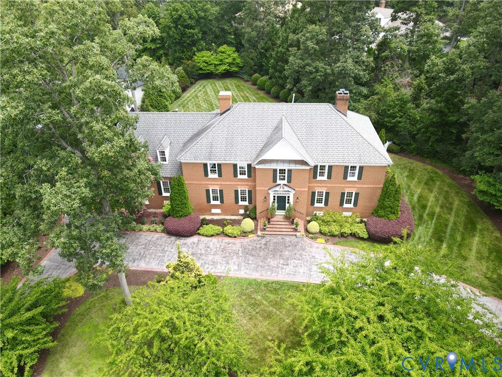 9006 Brieryle Road Henrico, VA 23229 - Photo 2 of 6 Brick exterior residence with a gray shingle roof