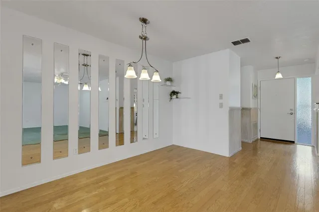 a view of empty room