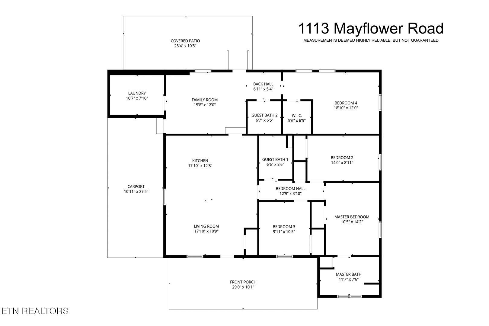 1113 Mayflower Road Kingston, TN 37763 - Photo 45 of 45 45_MayflowerRoad_1113_FloorPlan
