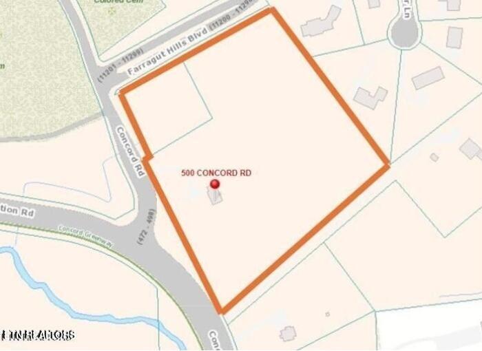 500 Concord Road Knoxville, TN 37934 - Photo 1 of 2 Property Outline