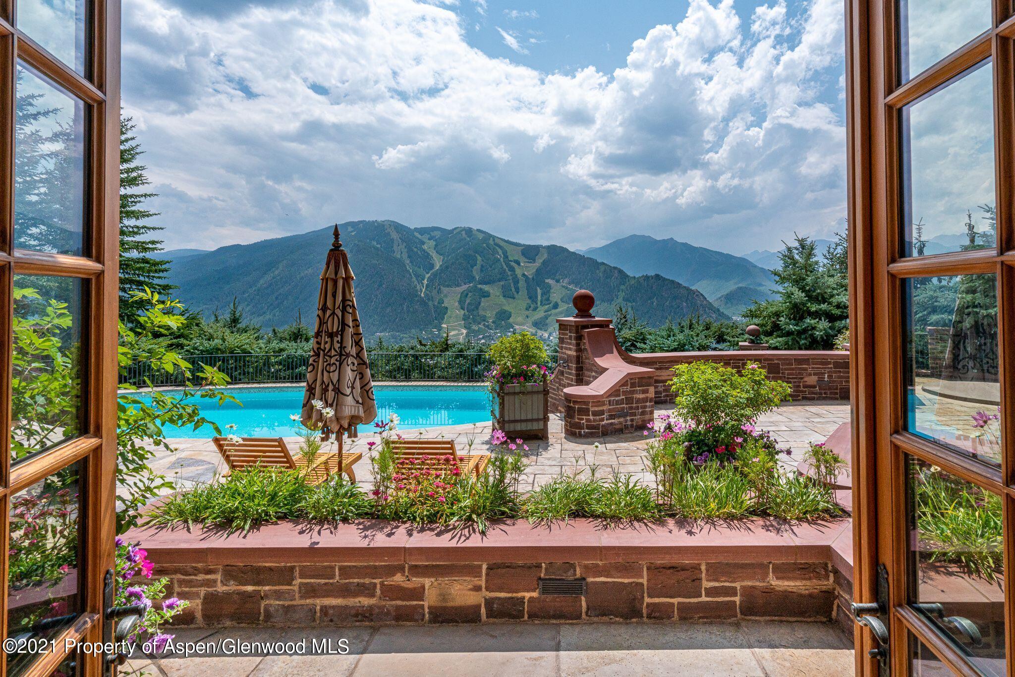 2137 Red Mountain Road Aspen, CO 81612 - Photo 42 of 59 From House to Terrace