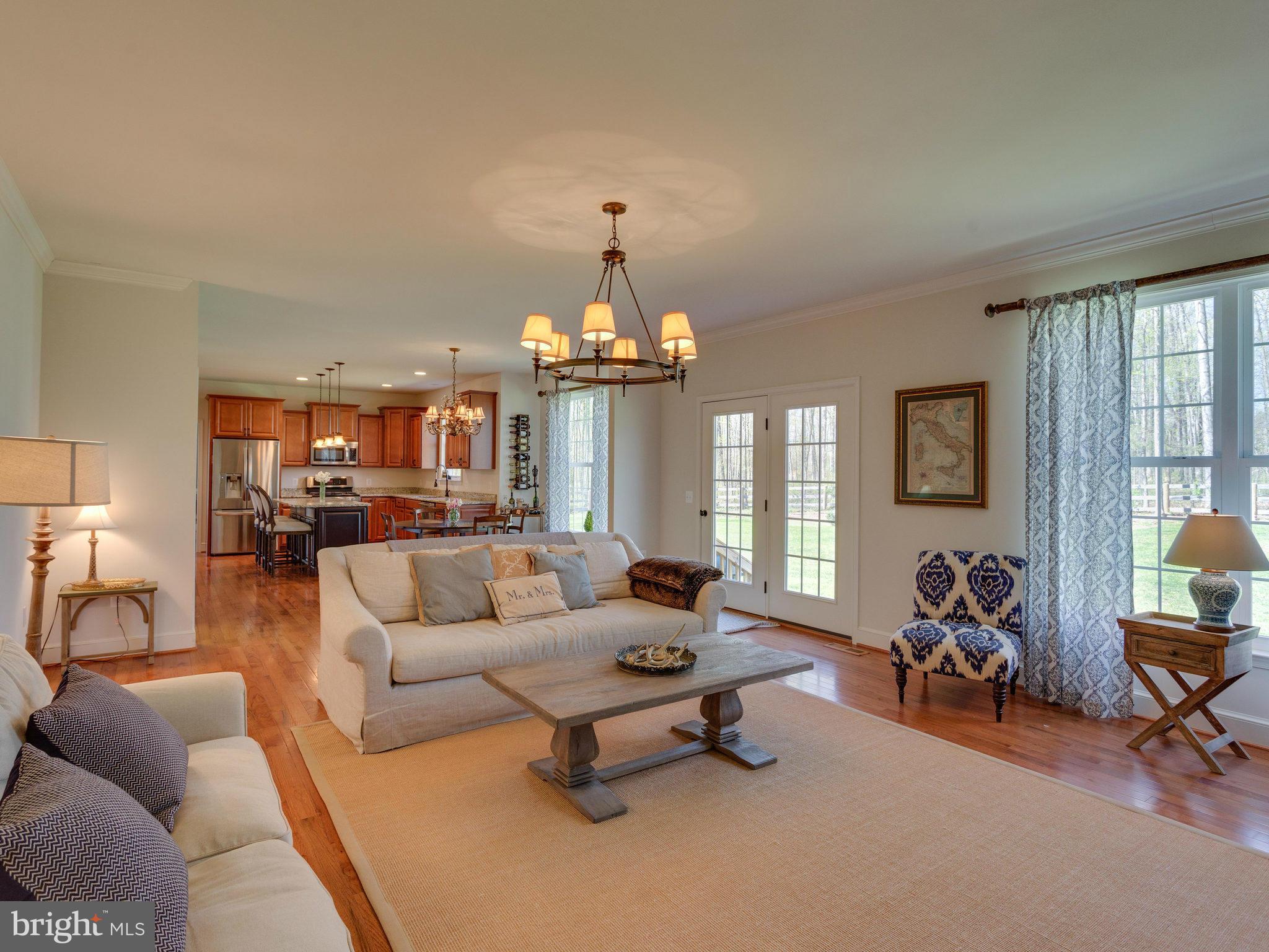 11300 Morgan Ridge Road Nokesville, VA 20181 - Photo 12 of 30 Light Filled Family Room with Custom Lighting