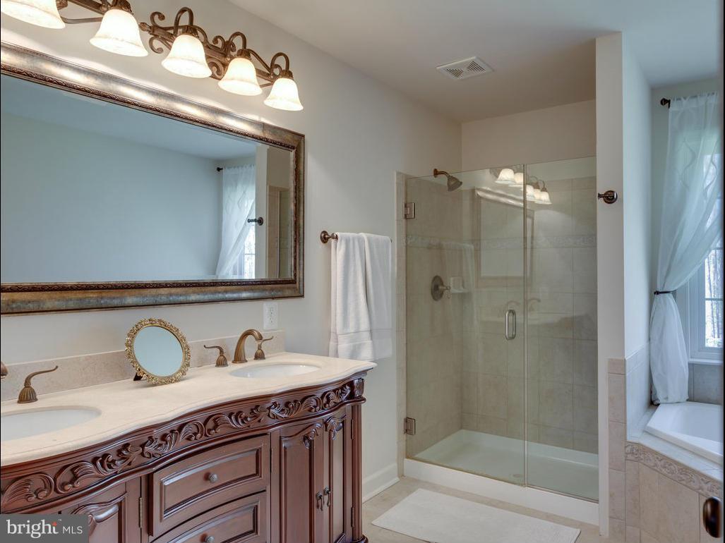 11300 Morgan Ridge Road Nokesville, VA 20181 - Photo 19 of 30 Custom Furniture Vanity in Master Bath