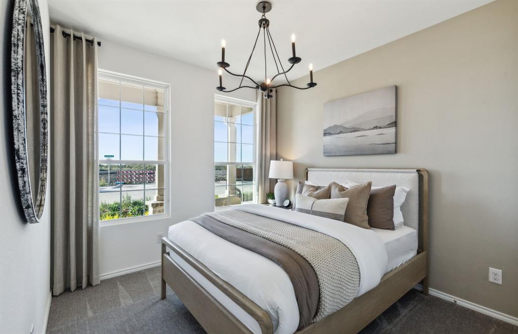 7505 Bent Gale Road Pilot Point, TX 76258 - Photo 18 of 21 *Model Representation - Spacious secondary bedroom with large windows