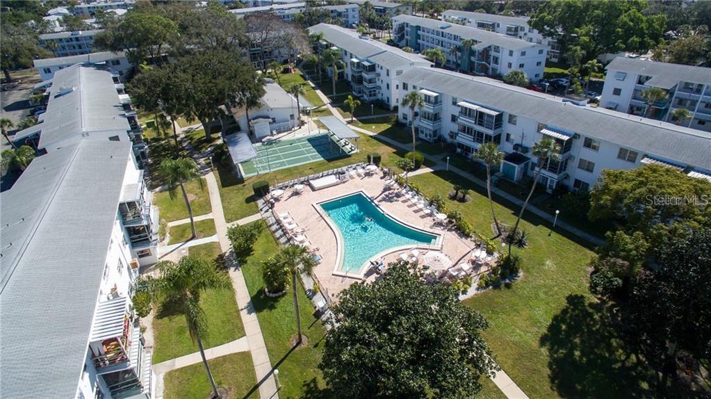1801 Restful Drive, Unit N7 Bradenton, FL 34207 - Photo 22 of 24 an aerial view of residential houses with outdoor space