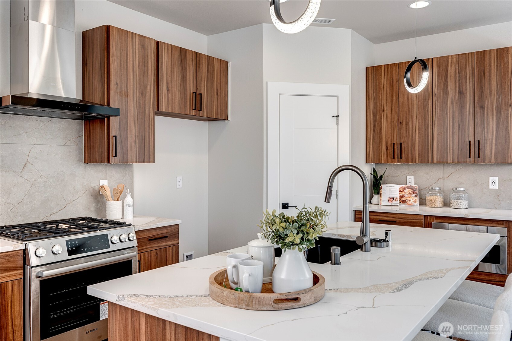 3926 214th Place Southeast, Unit B Bothell, WA 98021 - Photo 2 of 30 a kitchen with a appliances and cabinets