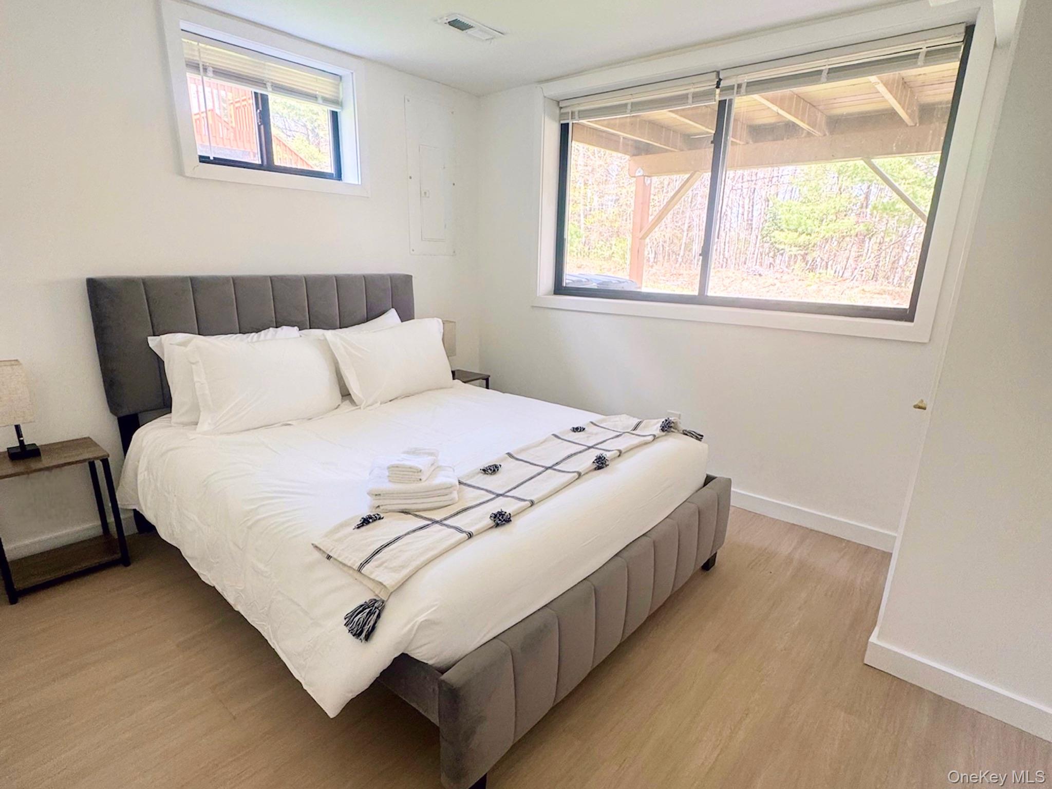 67 West Shore Road Kauneonga Lake, NY 12749 - Photo 11 of 17 Bedroom featuring light wood finished floors, baseboards, and multiple windows