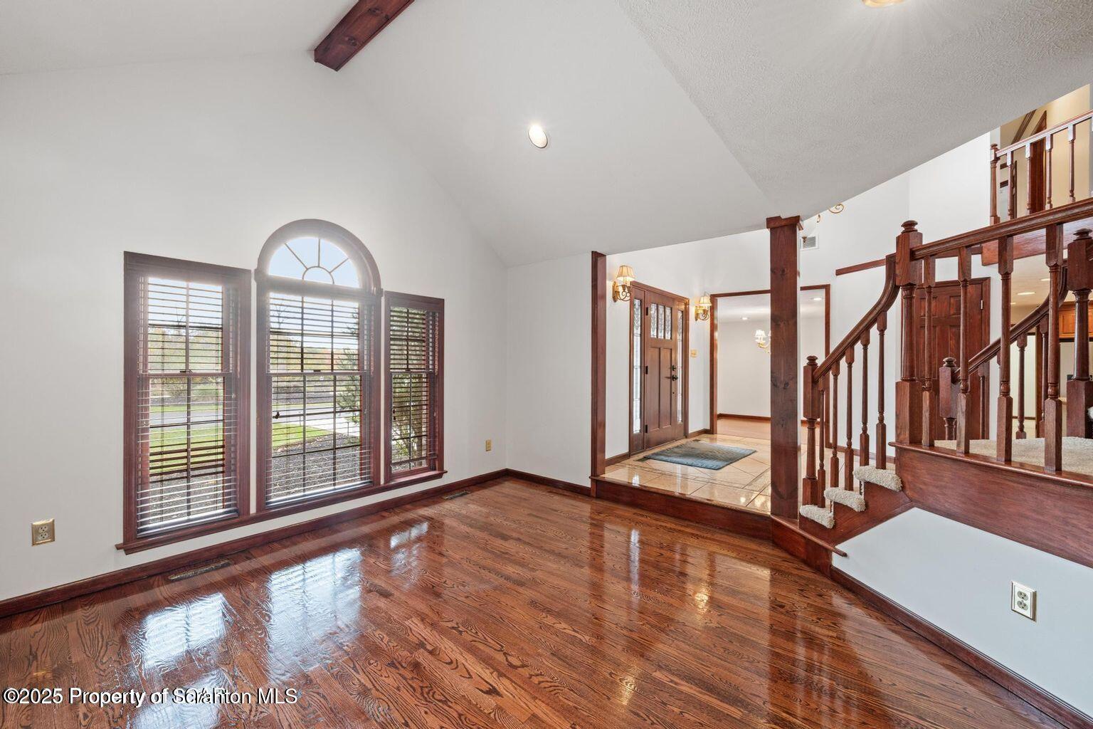 1266 Ryman Road Dallas, PA 18612 - Photo 36 of 73 a view of empty room with floor to ceiling windows
