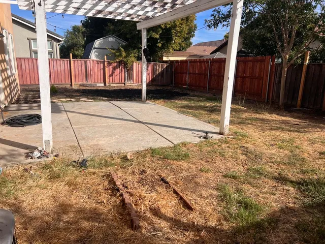a view of a house with garden