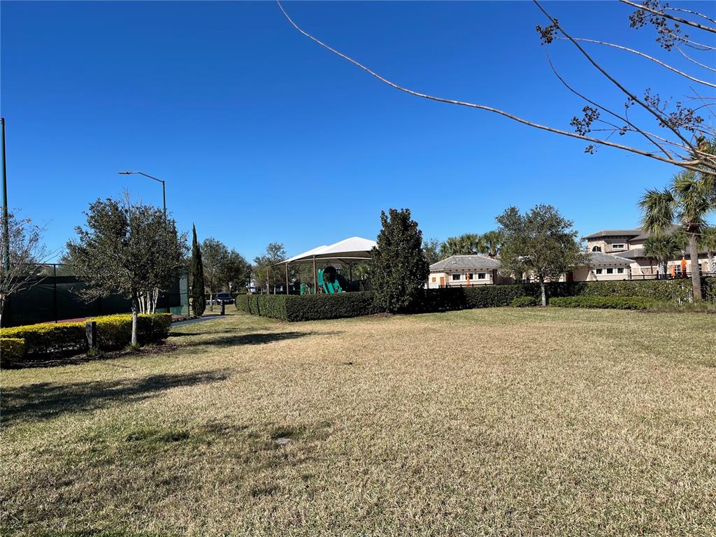 9799 Winnington Street Orlando, FL 32832 - Photo 48 of 78 a backyard of a house with lots of green space