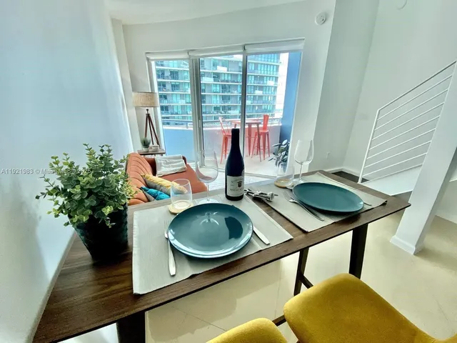 a room with furniture and window