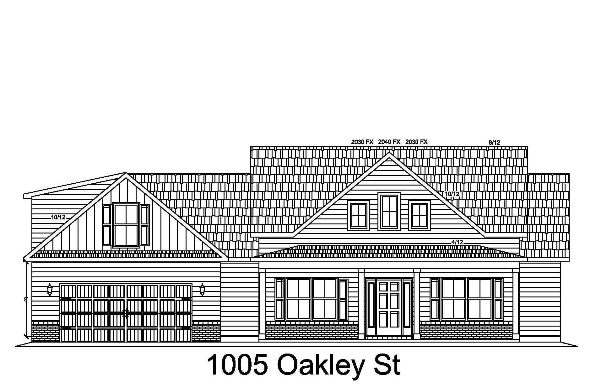 Craftsman house featuring brick siding, a front yard, and a shingled roof