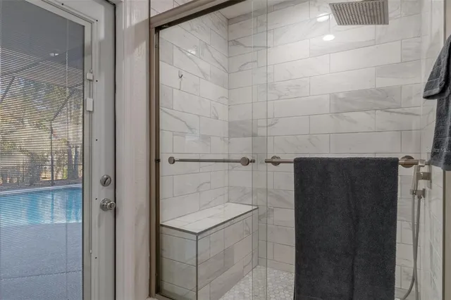 a backyard of a house