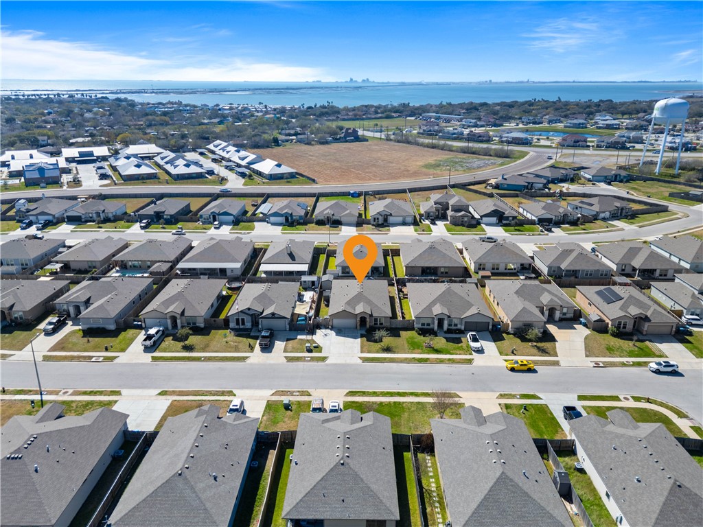 1815 Monterey Bay Drive Portland, TX 78374 - Photo 36 of 38 an aerial view of residential houses with outdoor space and swimming pool
