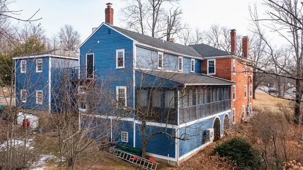 front view of a house with a small yard