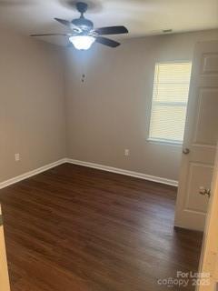 939 Matthews School Road Matthews, NC 28105 - Photo 17 of 21 a view of empty room with wooden floor and fan