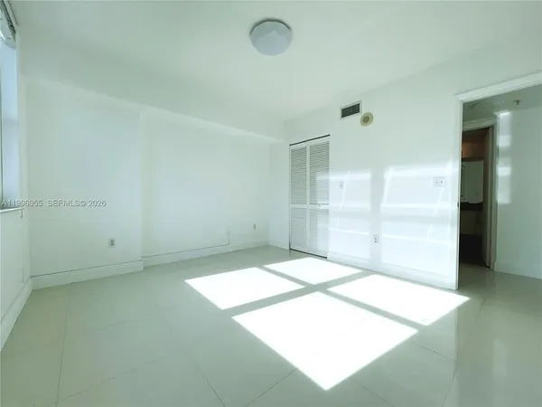 a view of a window in a room