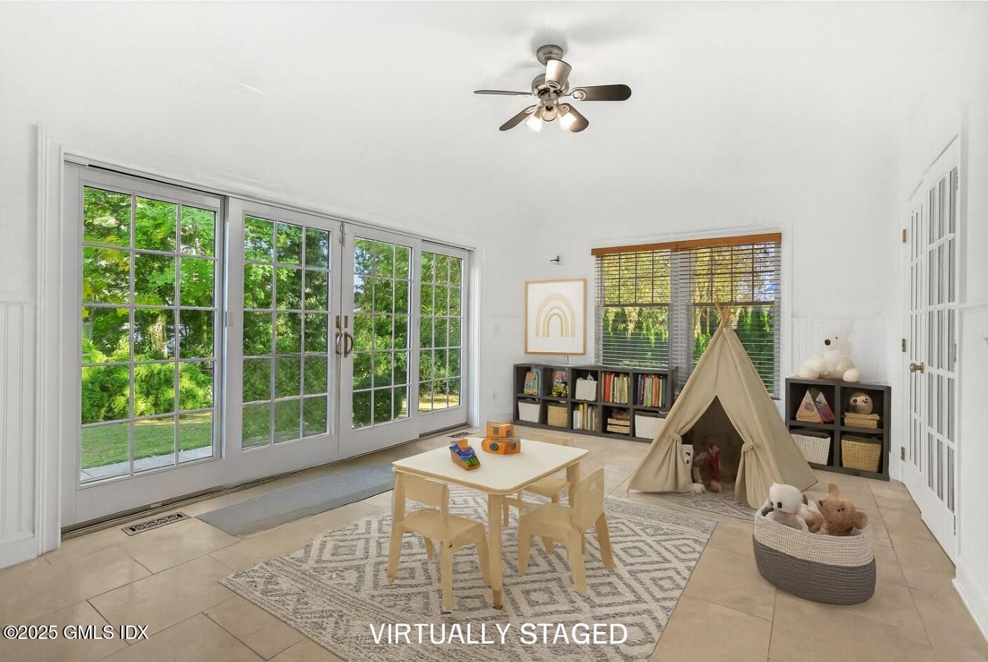 348 Sound Beach Avenue Old Greenwich, CT 06870 - Photo 16 of 61 VIRTUALLY STAGED Sunroom