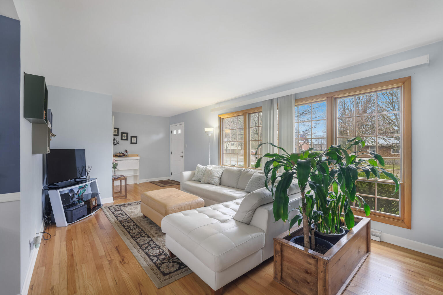 1508 Mayfair Road Champaign, IL 61821 - Photo 9 of 41 a living room with furniture and a flat screen tv