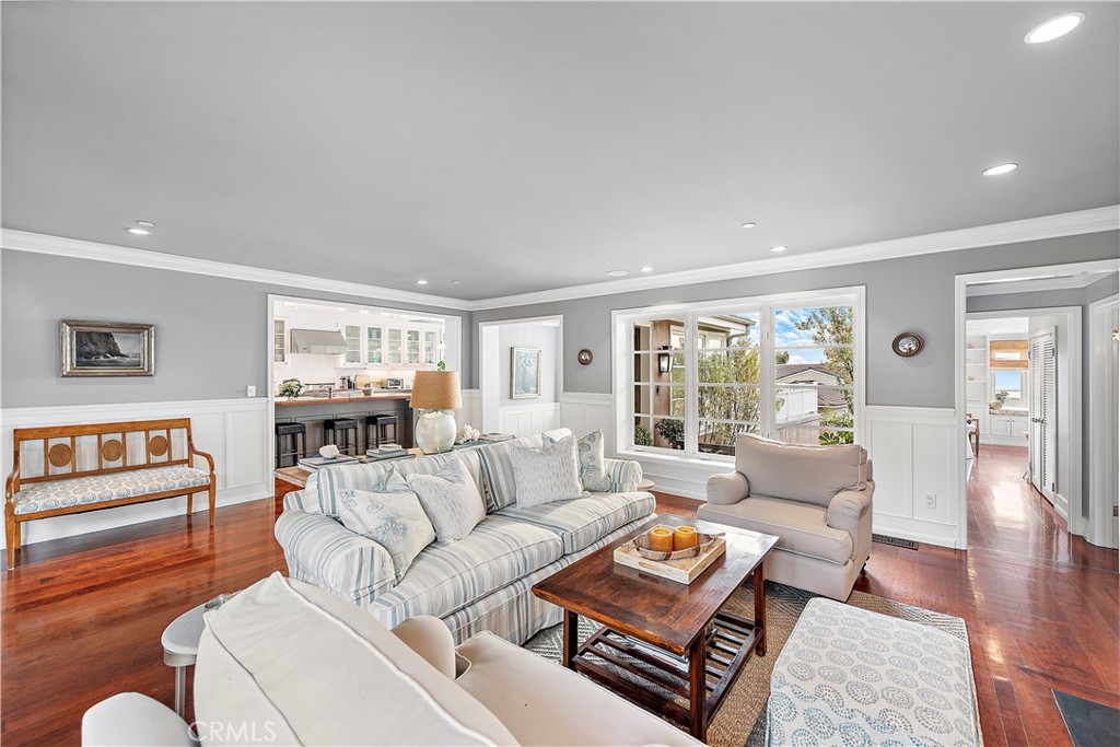 324 Emerald Bay Laguna Beach, CA 92651 - Photo 24 of 47 a living room with furniture and wooden floor