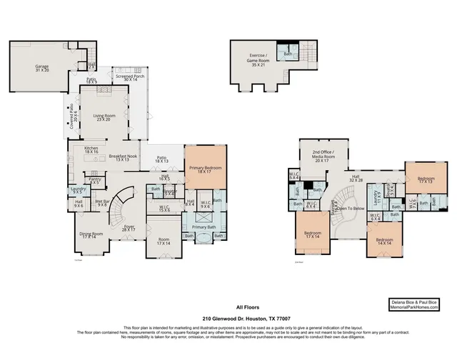 $2,850,000 | 210 Glenwood Drive, Houston, TX 77007