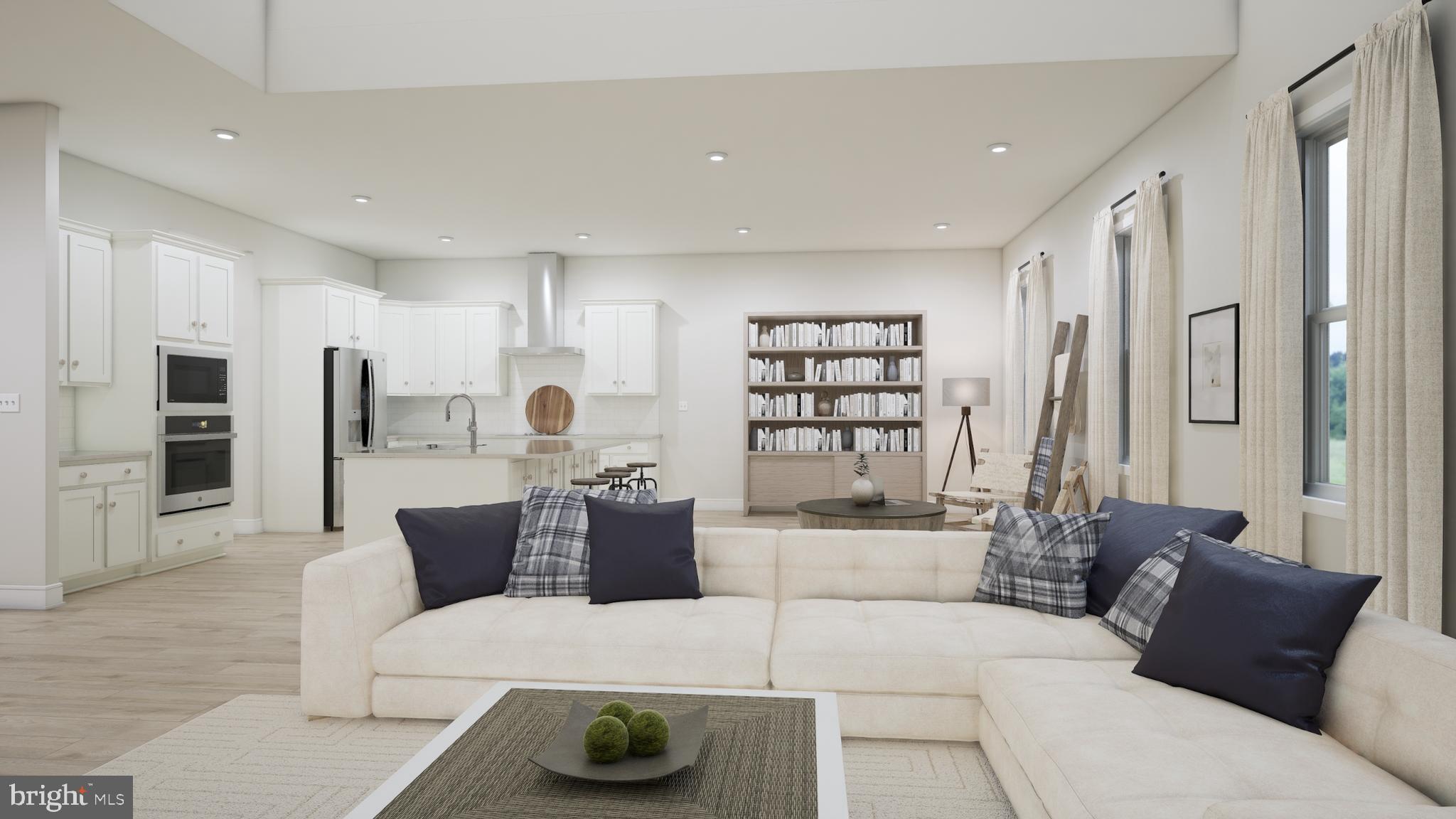 25611 Red Cherry Drive Aldie, VA 20105 - Photo 12 of 26 a living room with furniture and a flat screen tv