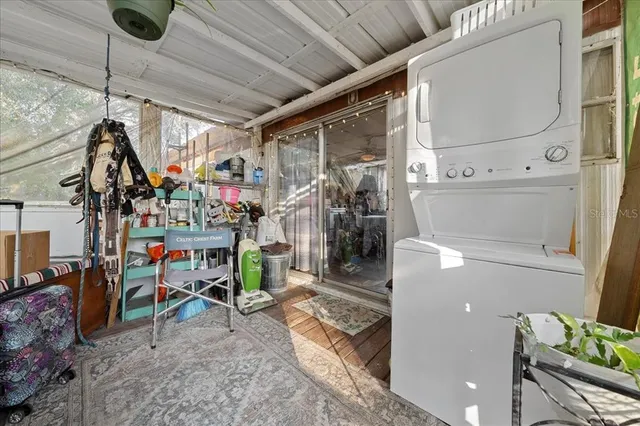 a view of storage and utility room