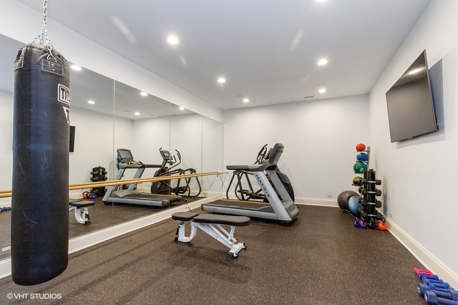 530 South Ridge Road Lake Forest, IL 60045 - Photo 35 of 46 a view of a room with gym equipment