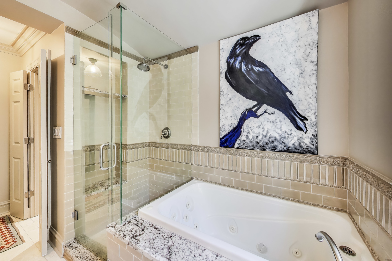 1255 North State Parkway, Unit 2E3E Chicago, IL 60610 - Photo 22 of 38 a bathroom with a tub and shower