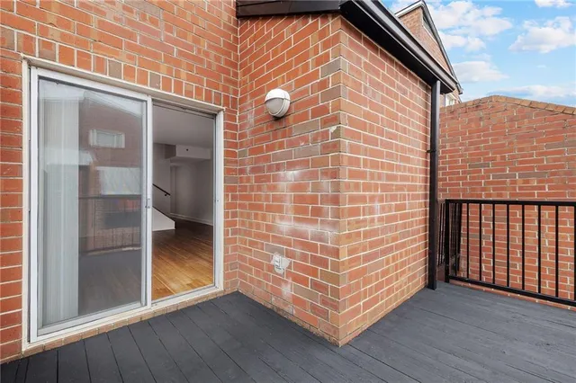 a view of outdoor space and deck