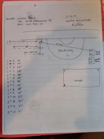 a view of a road with a yard