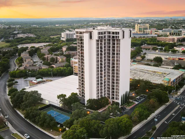 an aerial view of city