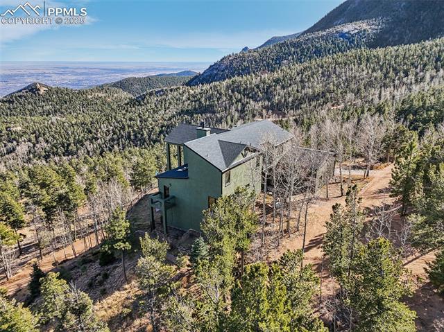 1417 Forest Road Manitou Springs, CO 80829 - Photo 48 of 50 Arial view of the home