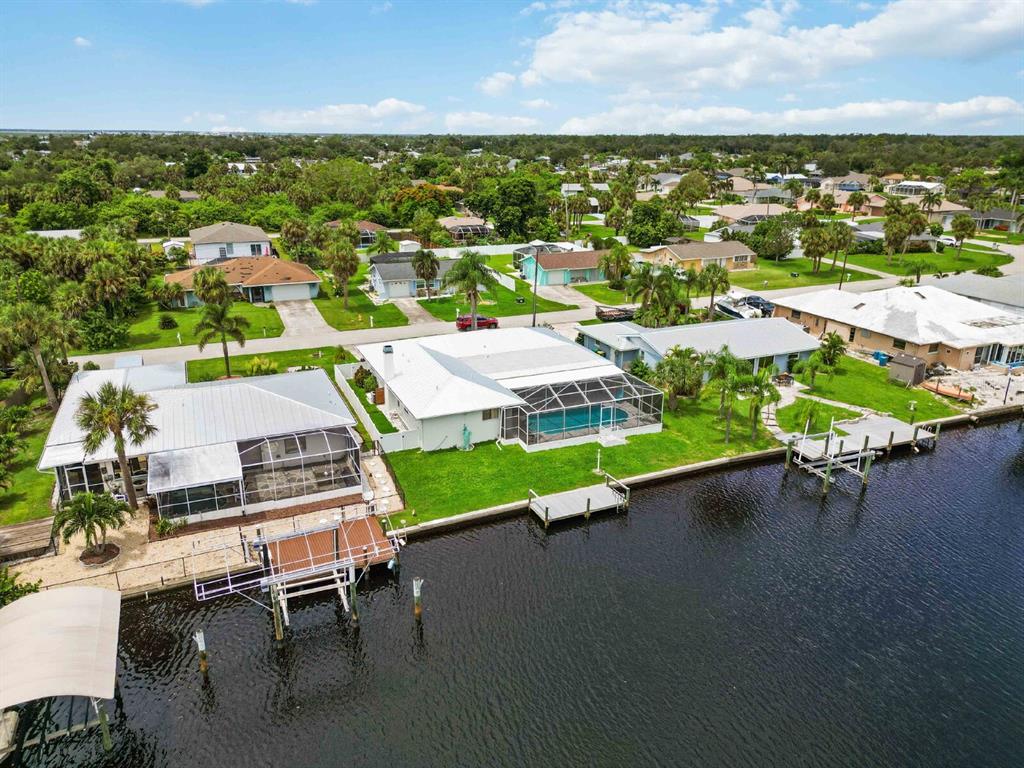18606 Briggs Circle Port Charlotte, FL 33948 - Photo 40 of 44 an aerial view of a house with a ocean view