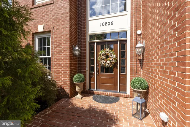 a view of a entryway door front of house