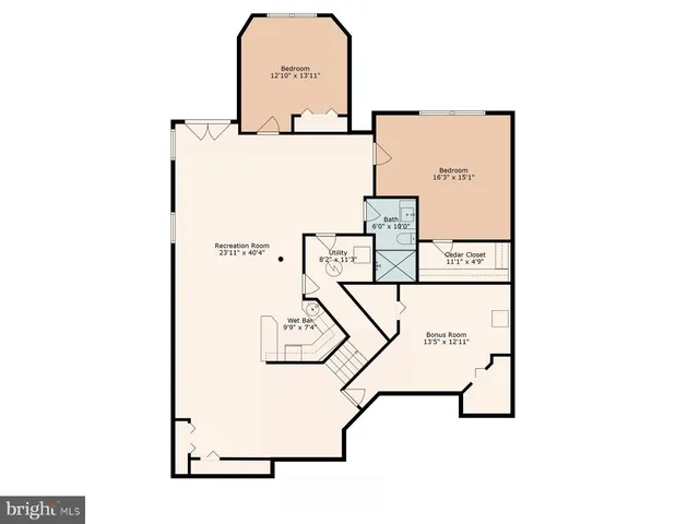 a picture of floor plan