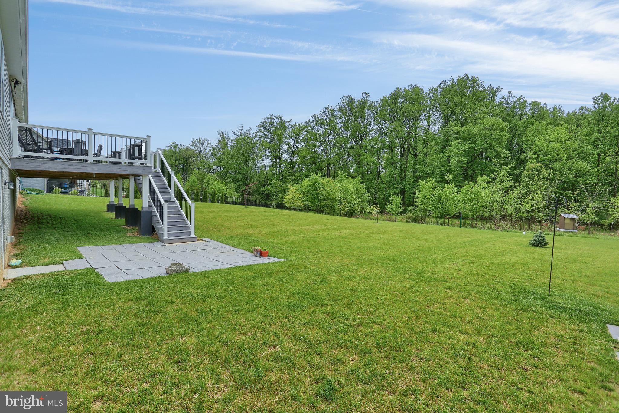 740 Ripple Drive Hanover, PA 17331 - Photo 36 of 40 Tree lined rear yard- Patio off Basement Walk-out