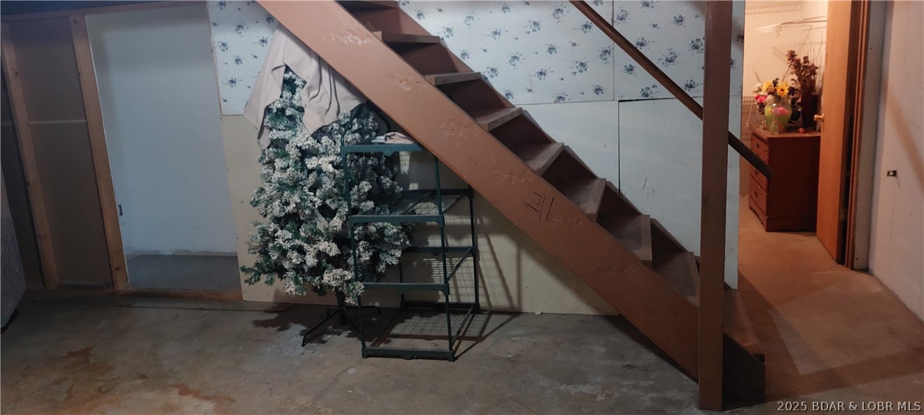 6565-6567 Jay Bird Road Florence, MO 65329 - Photo 56 of 70 Stairs in basement