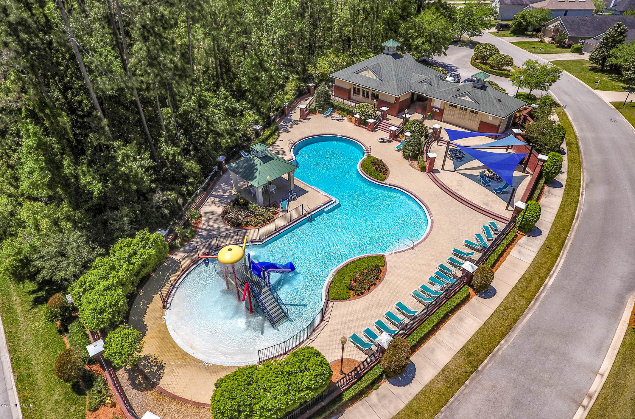 2021 Sailview Road St. Johns, FL 32259 - Photo 45 of 45 an aerial view of a house swimming pool and outdoor seating
