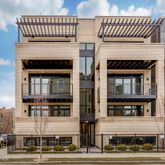 a view of a building entrance