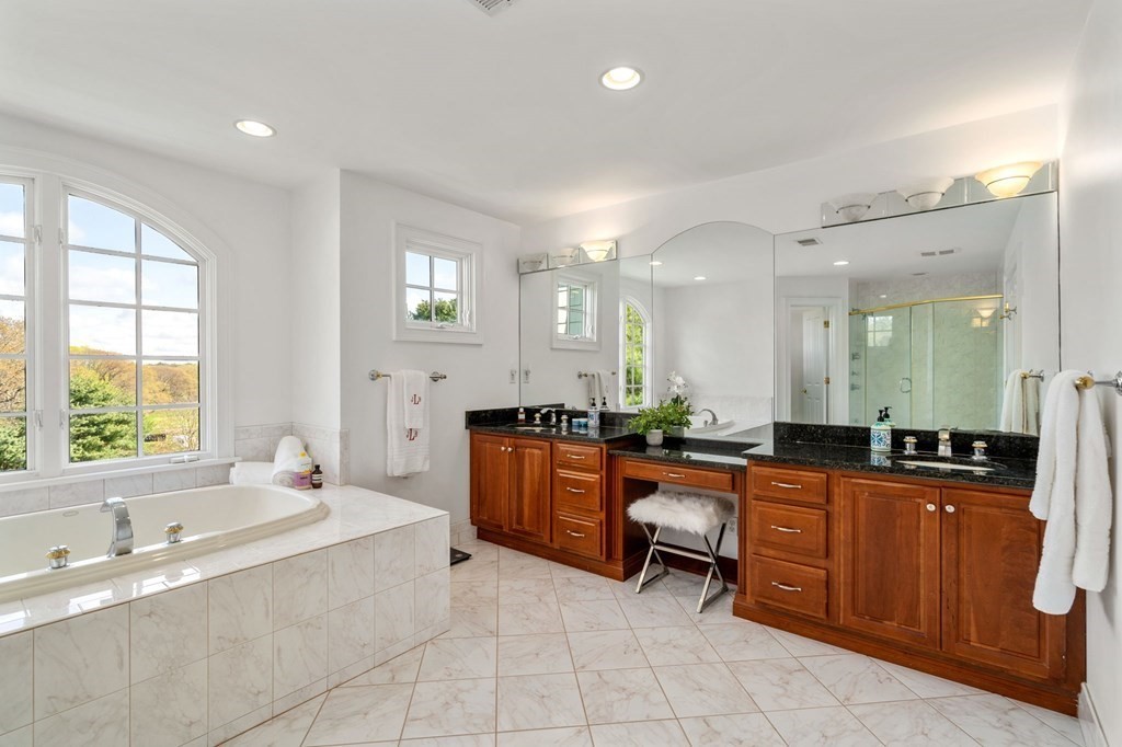 10 Forest Hill Road Wayland, MA 01778 - Photo 27 of 41 a large kitchen with kitchen island granite countertop lots of counter top and sink