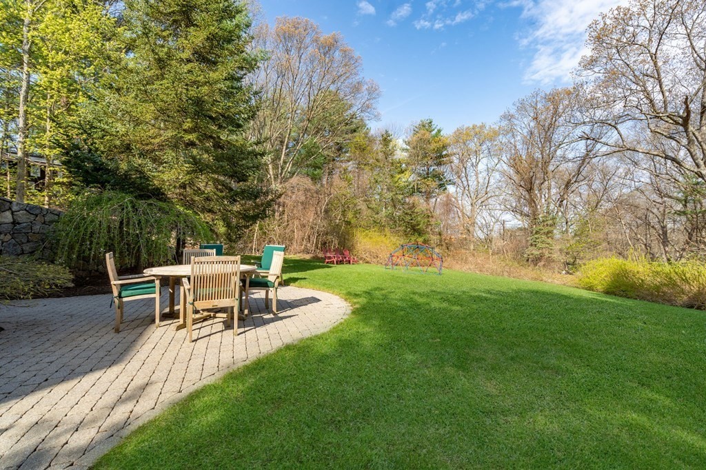 10 Forest Hill Road Wayland, MA 01778 - Photo 38 of 41 a view of a yard with a patio