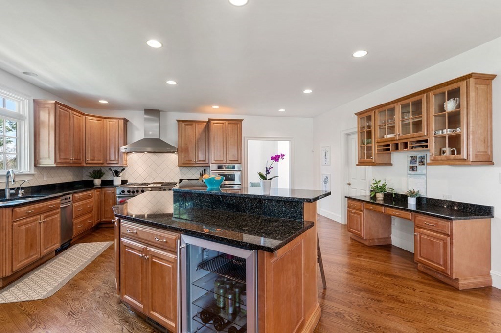 10 Forest Hill Road Wayland, MA 01778 - Photo 10 of 41 a kitchen with granite countertop a sink and counter top space