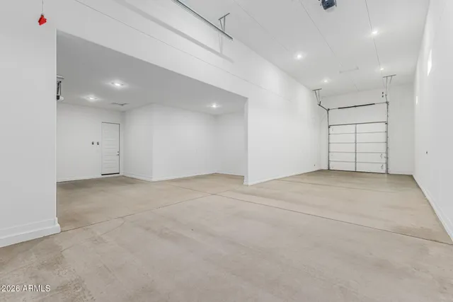 an empty room with a empty space