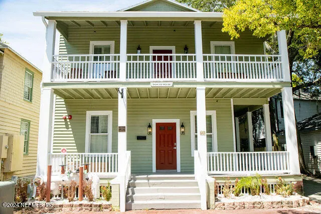 front view of a house with a window