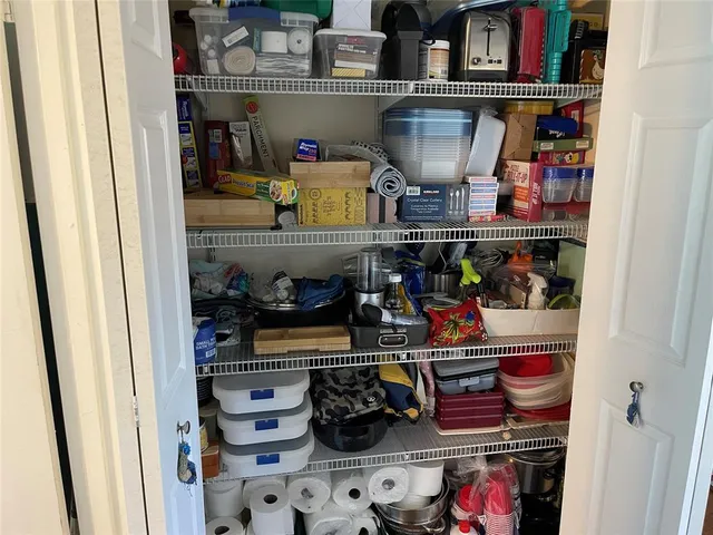 a close view of water heater room