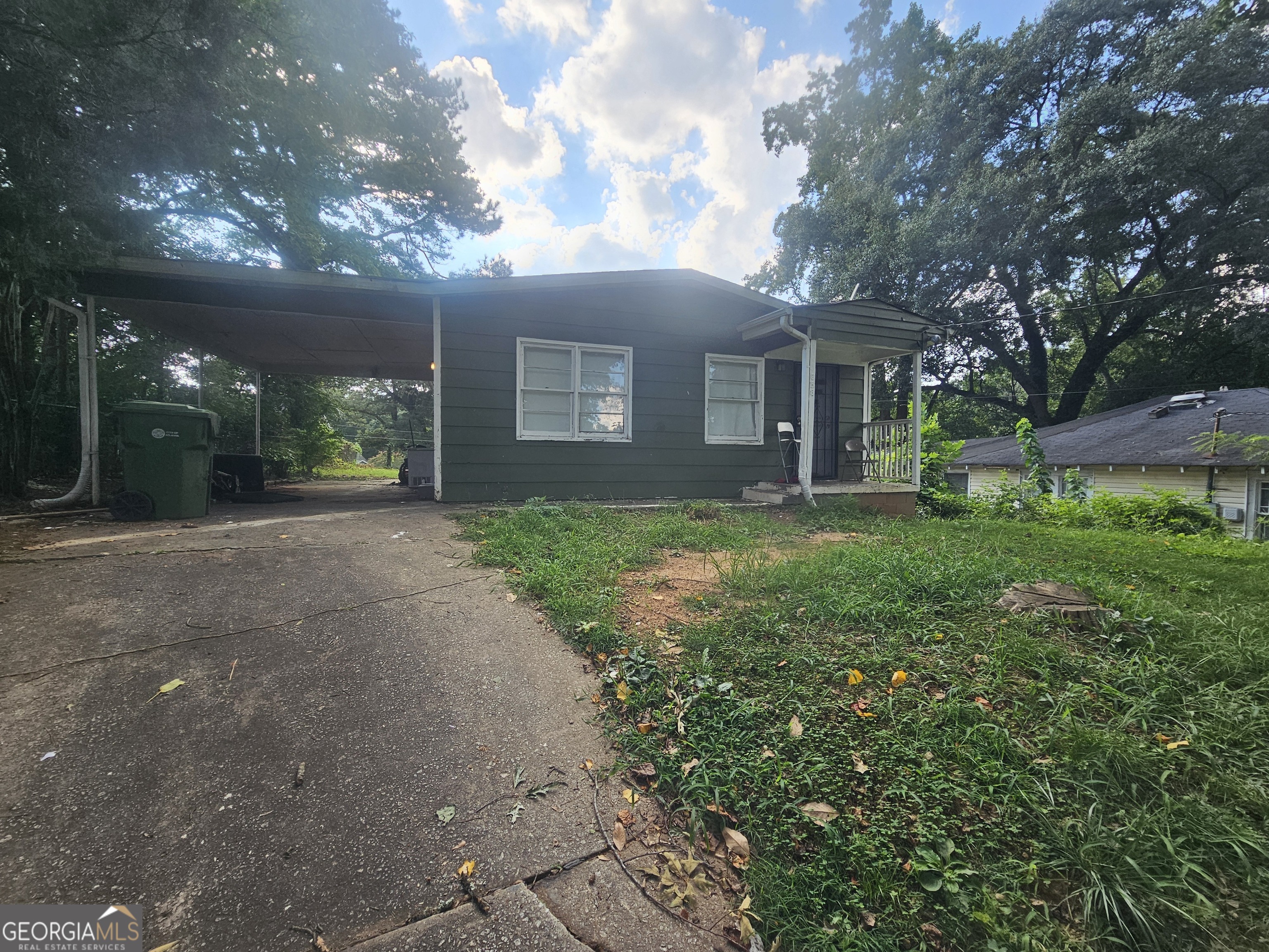 858 Hall Street Southwest Atlanta, GA 30318 - Photo 1 of 1 a view of a house with yard and a garden