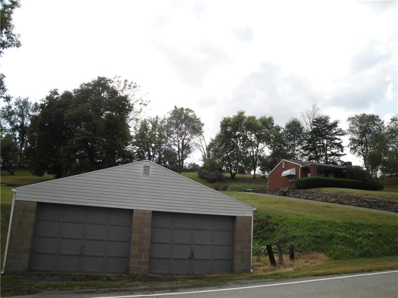 2 car detached garage...