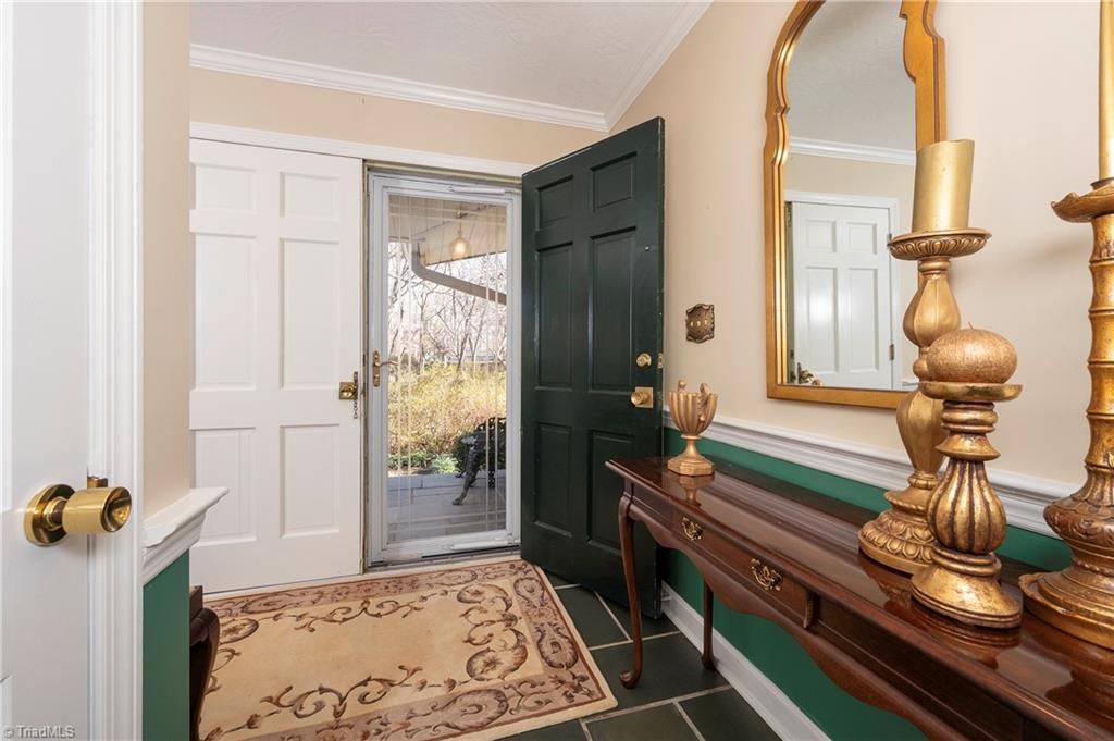 4255 Briar Creek Road Clemmons, NC 27012 - Photo 2 of 44 Foyer with Slate Floor