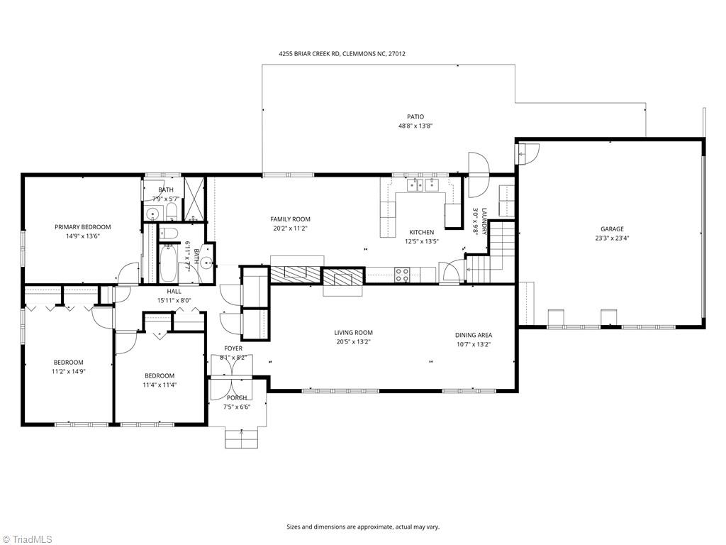 4255 Briar Creek Road Clemmons, NC 27012 - Photo 44 of 44 Main Level Floorplan